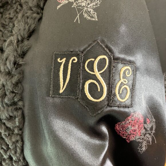 Vintage Persian lamb fur swing coat mink collar Pauline's Fashions Buffalo - Picture 8 of 8